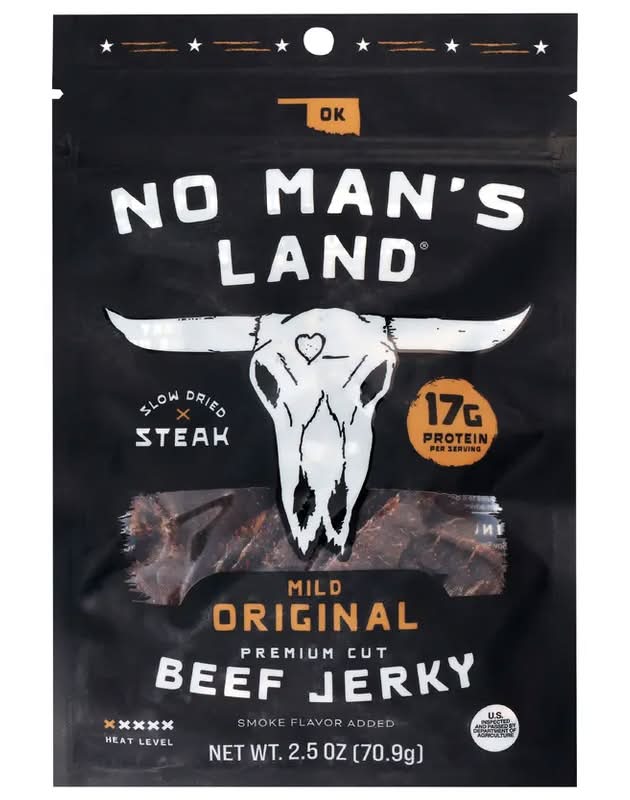 No Man's Land Beef Jerky Original Mild