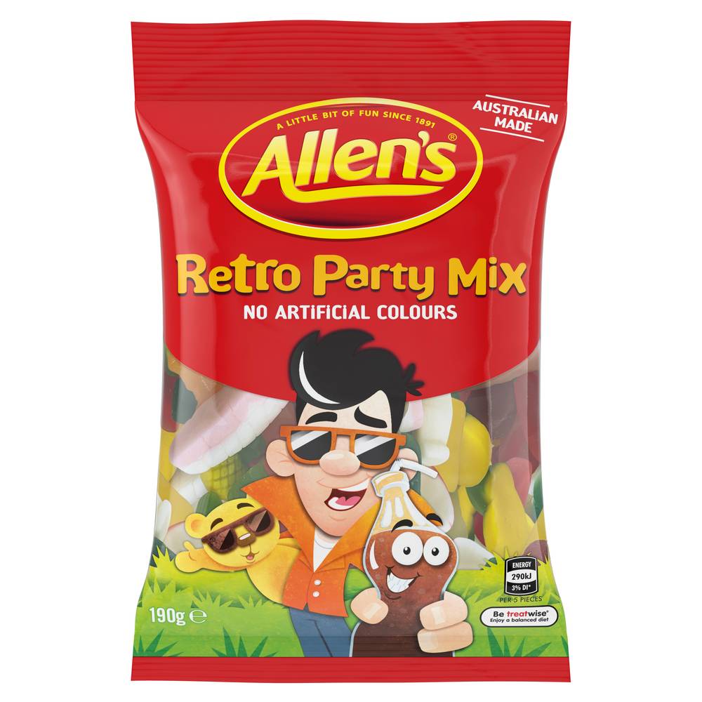 Allen's Retro Party Mix (190g)