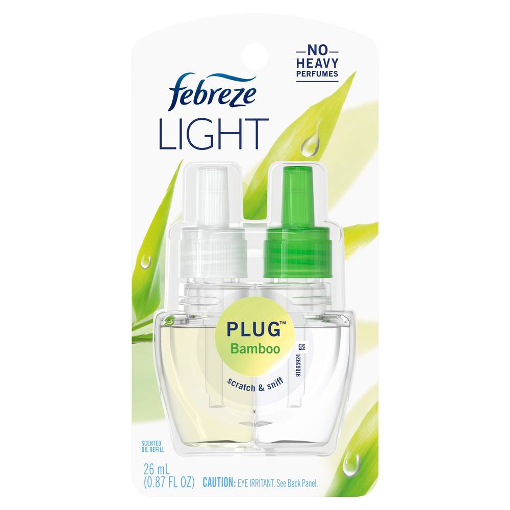 Febreze ONE Plug Air Freshener, Bamboo Scented Refill, 1 ct