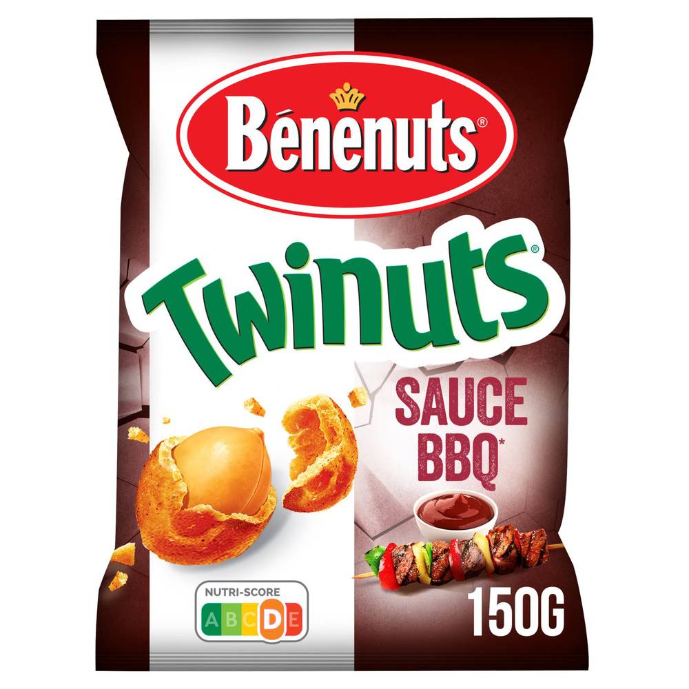 Bénénuts - Cacahuètes enrobées twinuts, barbecue (150g)