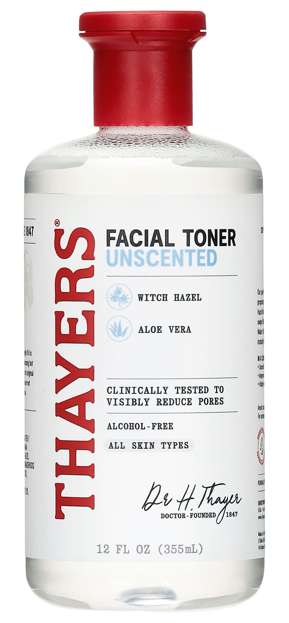 Thayers Unscented Hazel Aloe Vera Formula Facial Toner (12 fl oz)