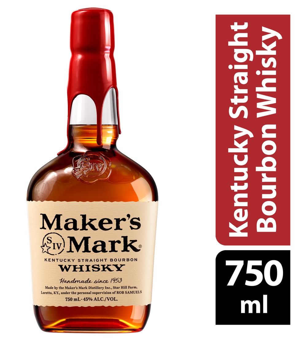 Maker's Mark Kentucky Straight Bourbon Whisky (750 ml)