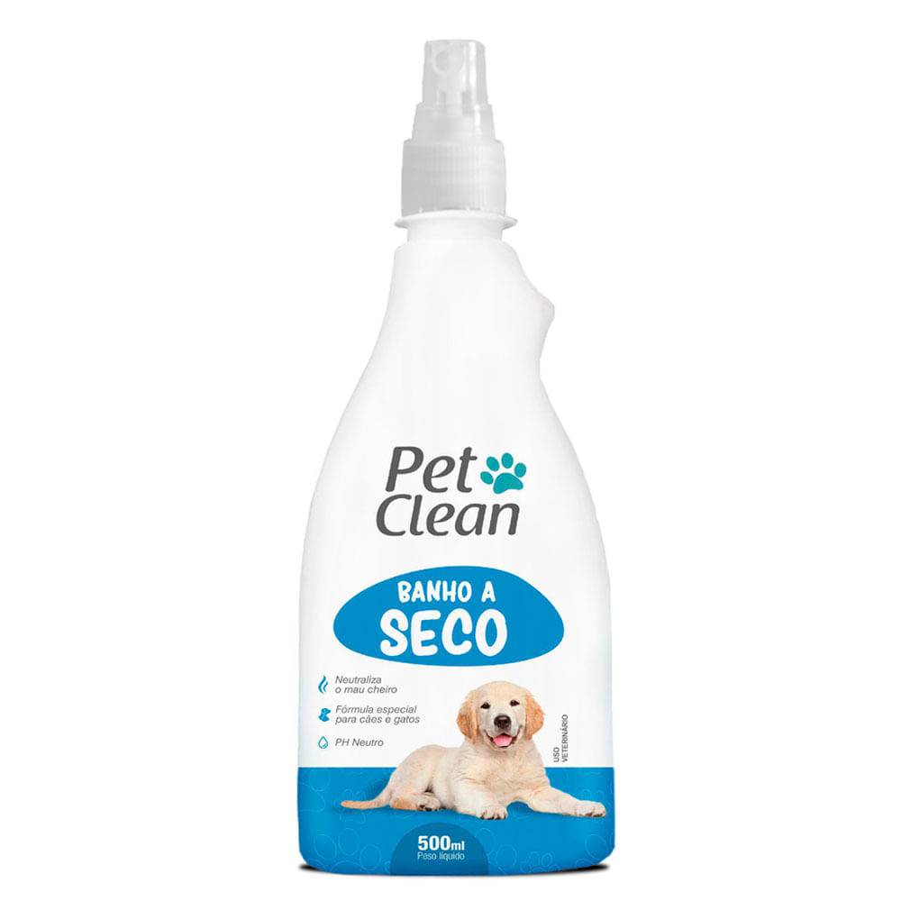 Pet Clean Banho a seco para cães e gatos (500 mL)