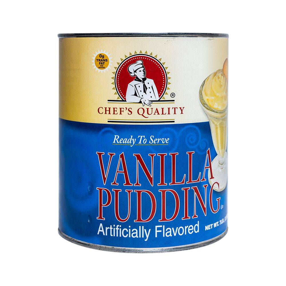 Chef's Quality - Vanilla Pudding - #10 cans (Case of 6)