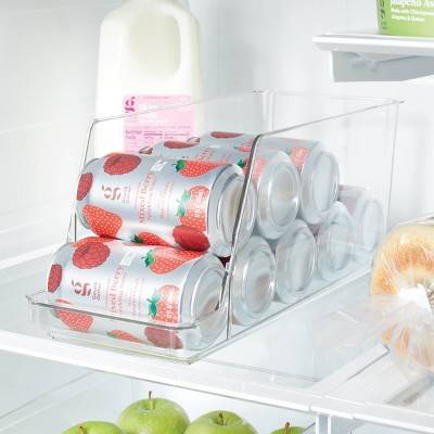 Brightroom Clear Soda Fridge & Pantry Organizer