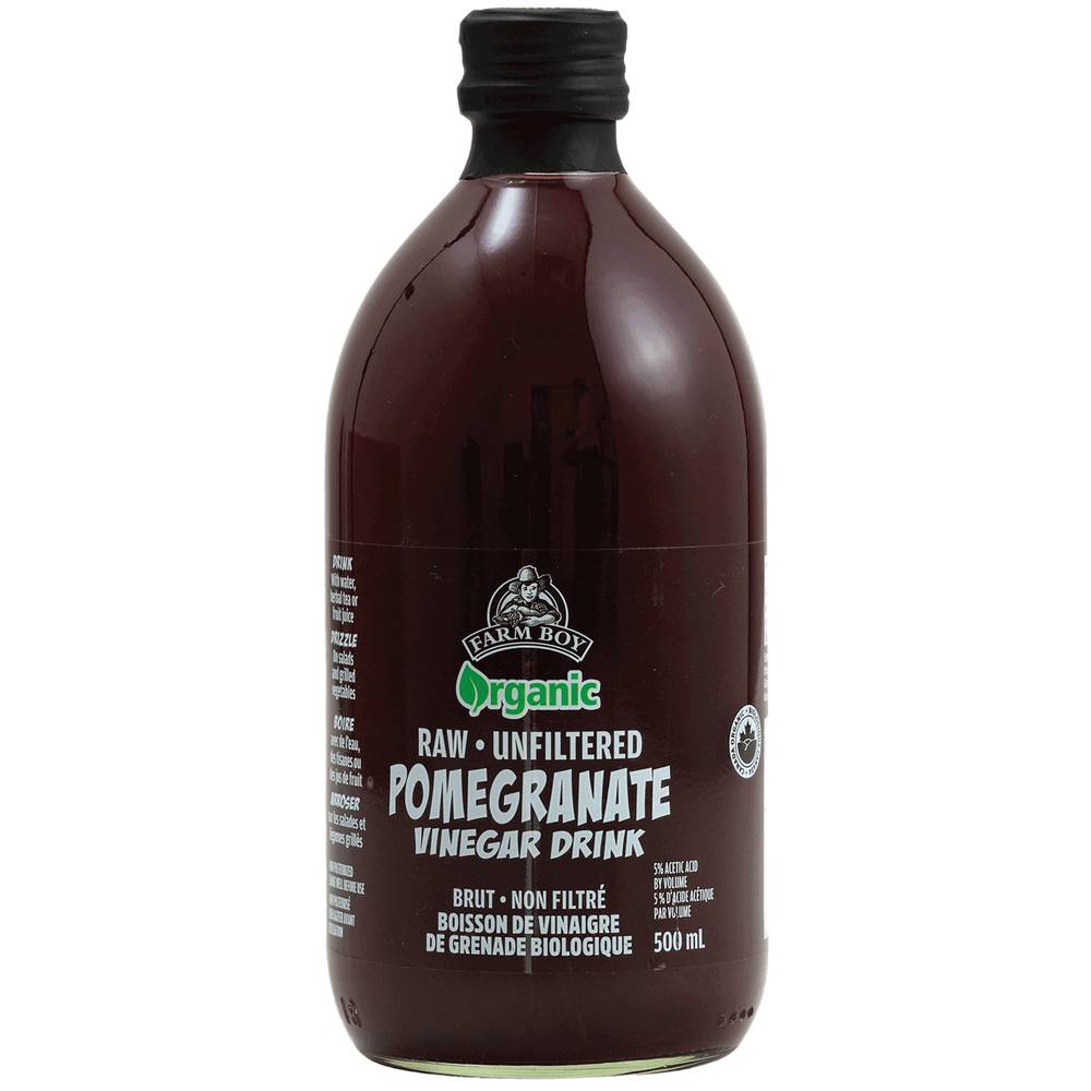 Farm Boy™ Organic Pomegranate Vinegar Drink (500 ml)