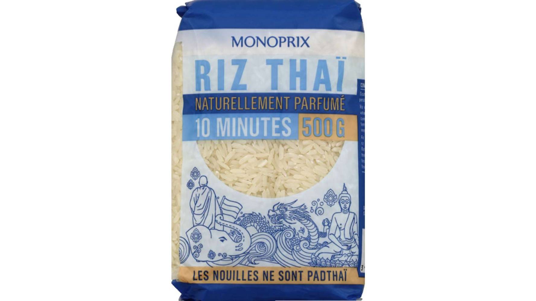 Monoprix Riz thaï naturellement parfumé 10 minutes Le paquet de 500 g