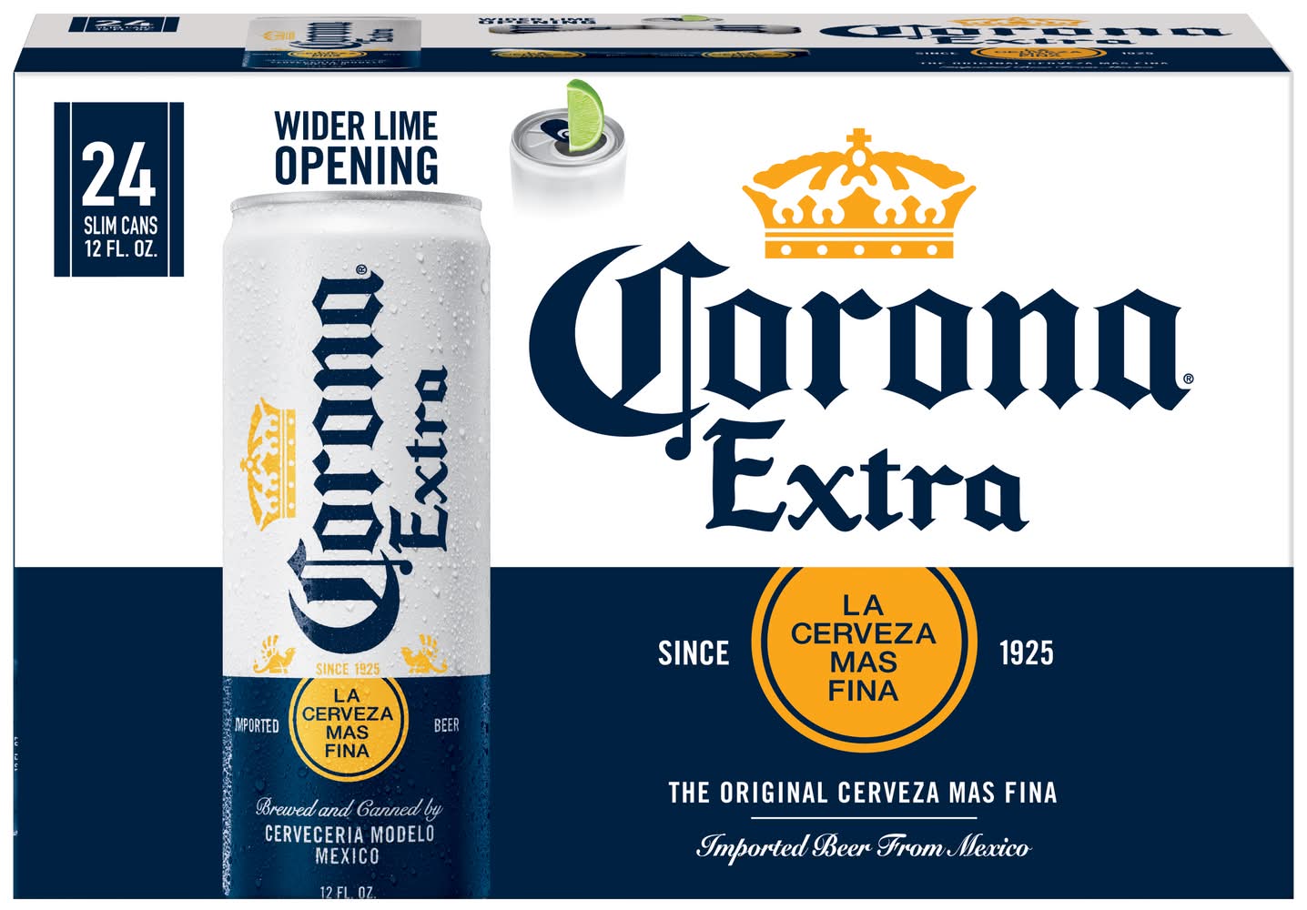 Corona Extra Mexican Lager Beer (24 x 12 fl oz)