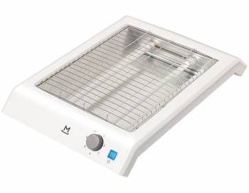 Tostador Plano Mandine MFT500-22, 700 W, Bandeja Recogemigas - Blanco