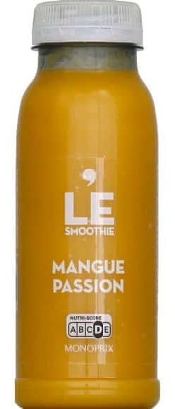 Monoprix - Boisson smoothie, mangue passion (250g)