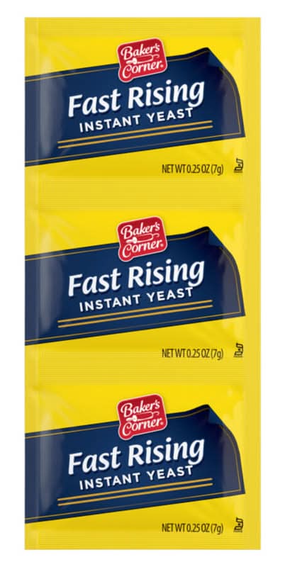 Baker's Corner Fast Rising Instant Yeast (3 x 0.25 oz)