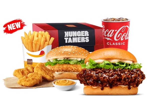 Medium Korean BBQ Saucy Jack's Fried Chicken Hunger Tamers