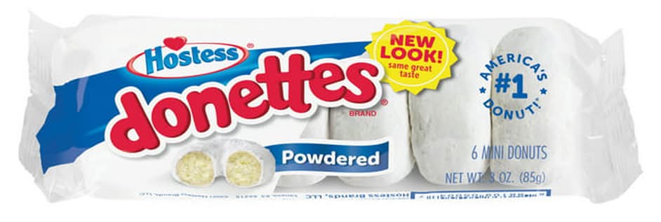 Hostess Powdered Mini Donettes
