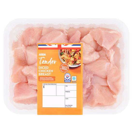 Asda Tender Diced Chicken Breast