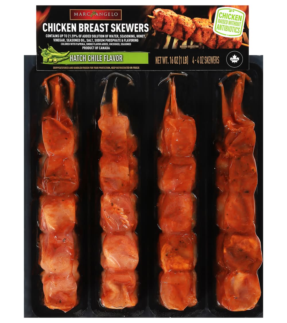 Marcangelo Hatch Chile Chicken Skewers (16 oz)