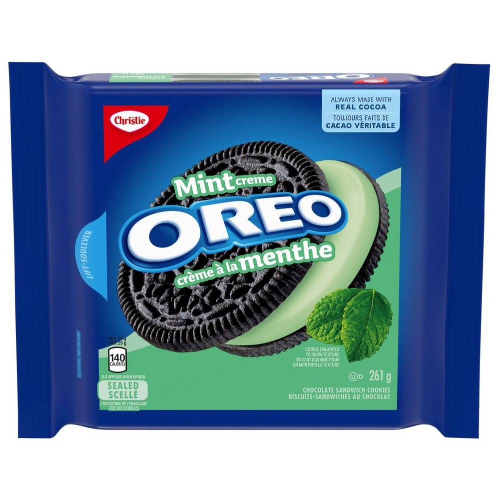 Oreo Mint Creme Sandwich Cookies (261 g)