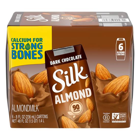 Silk Dark Chocolate Almondmilk (6 ct, 8 fl oz)