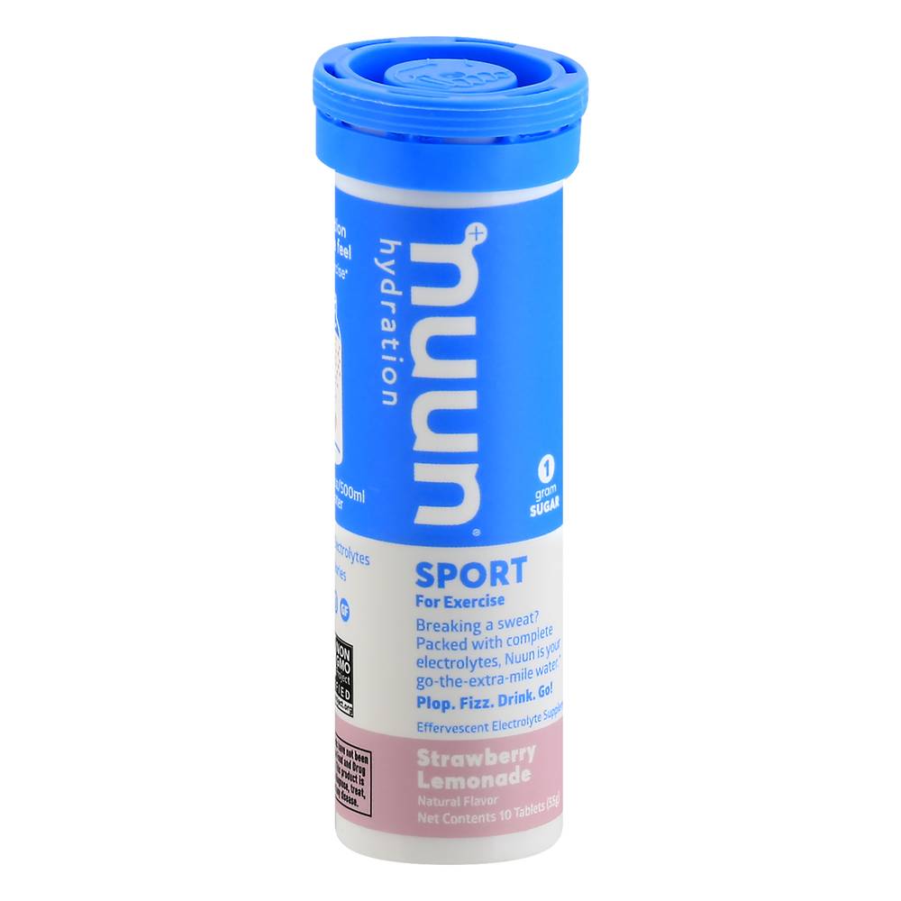 Nuun Sport Hydration Tablets (55 g) (strawberry-lemonade)