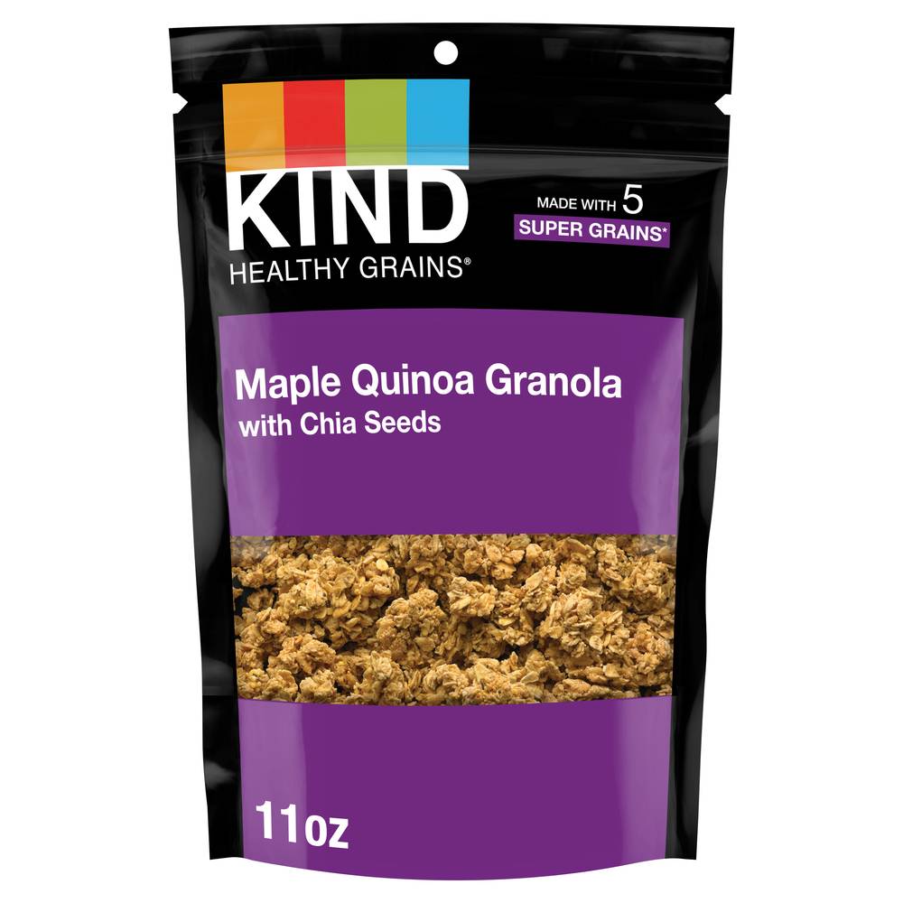 Kind Healthy Grains Maple Quinoa Granola With Chia Seeds