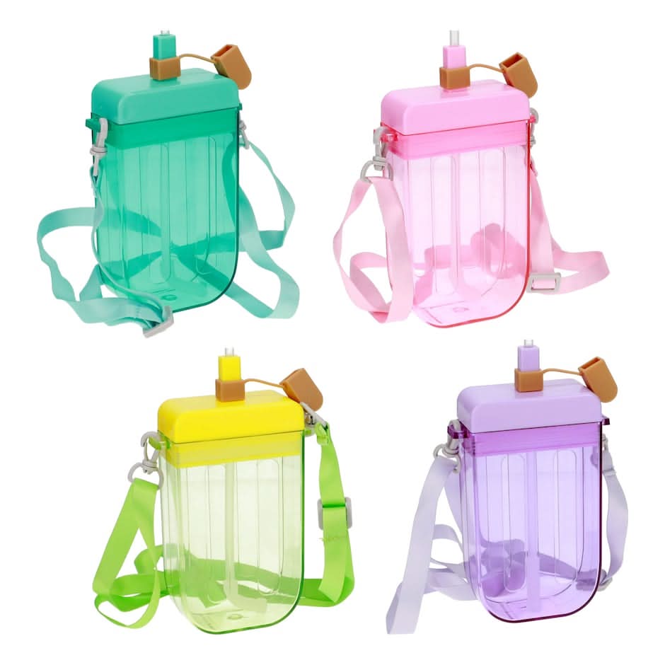 Seasonal Collection Canteen With Strap, Assorted Designs & Colors, 1-ct.