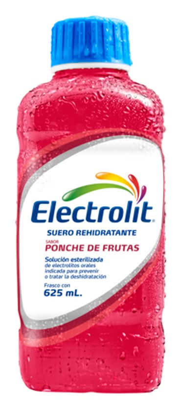 Electrolit · Suero rehidratante de electrolitos, ponche de frutas (625 ml)
