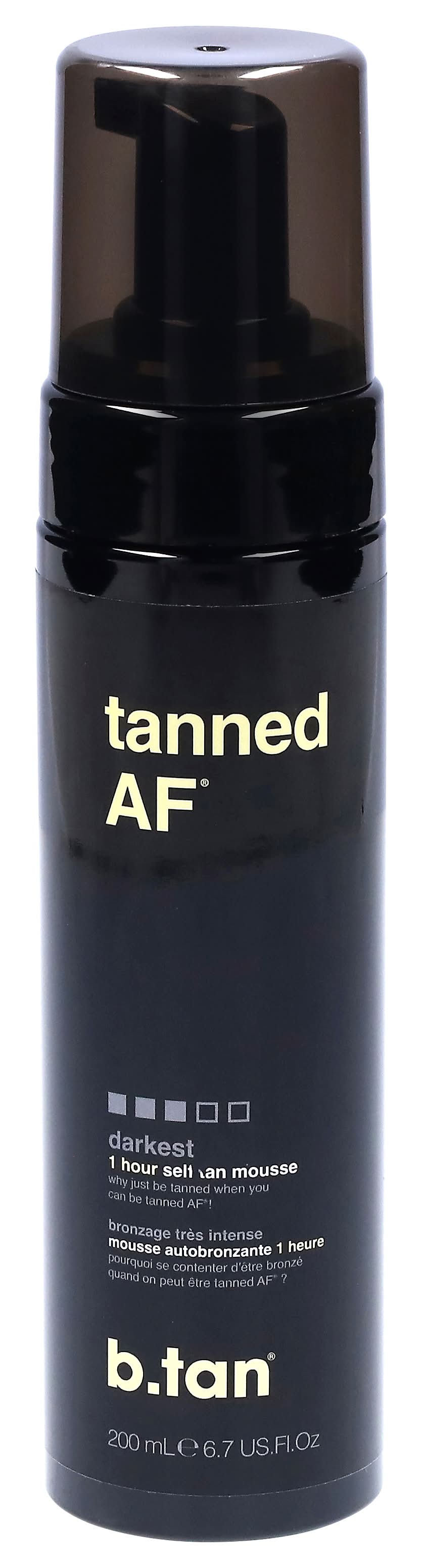 b.tan Tanned Af Darkest Self Tan Mousse (6.7 fl oz)