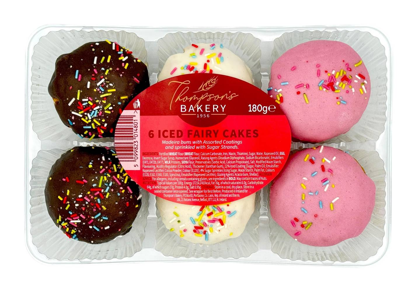 Thompson's Iced Fairy Cakes (6 pack)