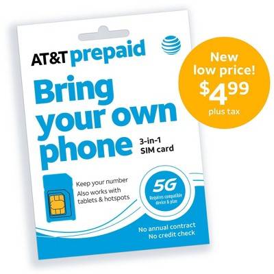 AT&T Prepaid Rfid Starter Sim Kit