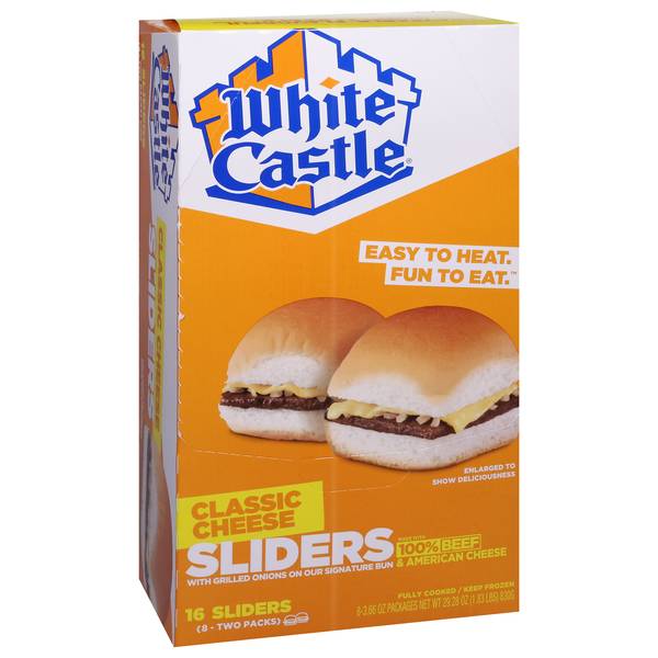 White Castle 100% Beef Classic Cheese Sliders (2 ct)