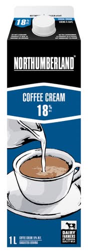 Northumberland crème à café 18% - 18% coffee cream