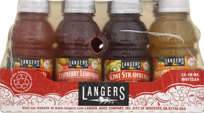 Langers Variety pack Juice (12 x 10 fl oz)