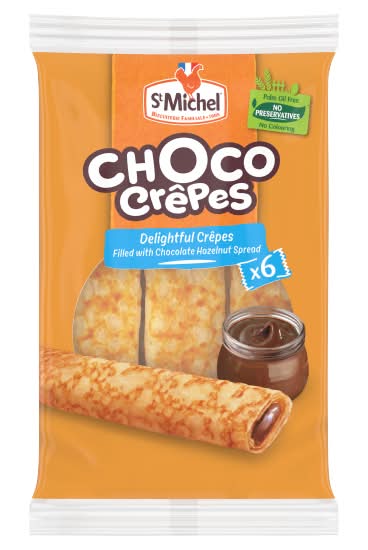 St Michel Chocolate Hazelnut, Choco Crêpes (6 pack)