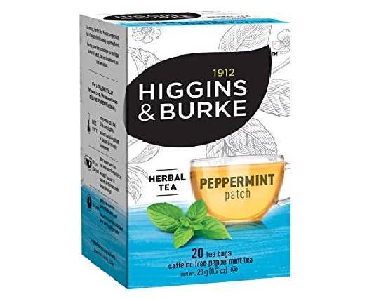Higgins & Burke Peppermint Patch, Caffeine Free Herbal Tea, 20 Tea Bags