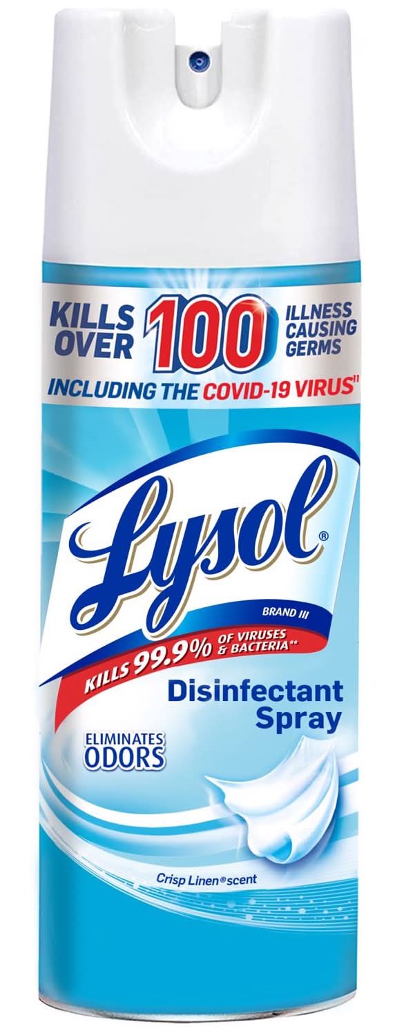 Lysol Crisp Linen Scent Disinfectant Spray 12.5 Oz 1 Pk