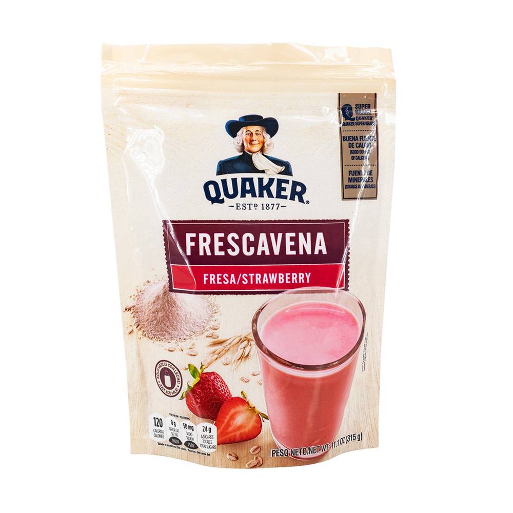Bebida Frescavena Quaker Sabor a Fresa 350 g