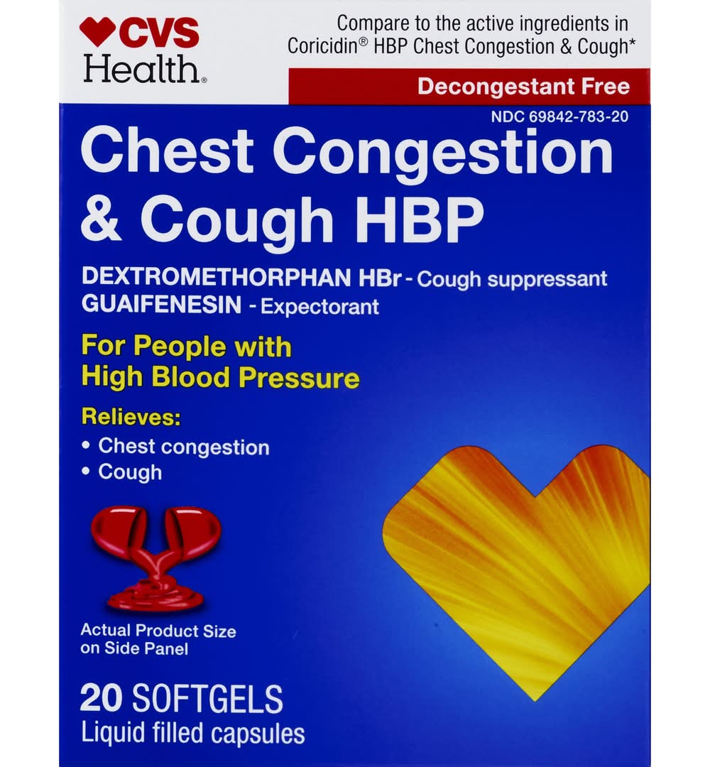 CVS Health Chest Congestion & Cough Hbp (20 ct)