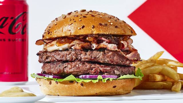 🍔 🇫🇷 Menu : Double Chèvre & Bacon Burger