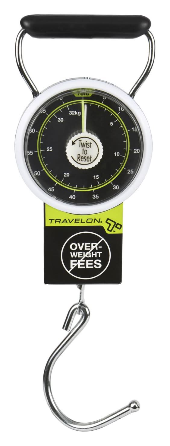 Travelon Black Stop And Lock Luggage Scale