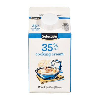 Selection crème à cuisson 35 % (473 ml) - cooking cream 35% (473 ml)