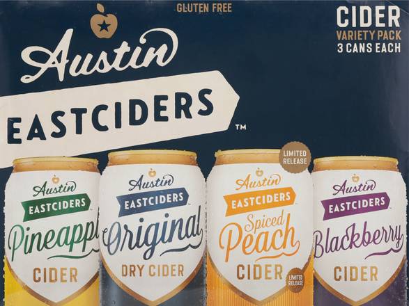 Austin Eastciders Cider Variety pack (12 pack, 12 fl oz)