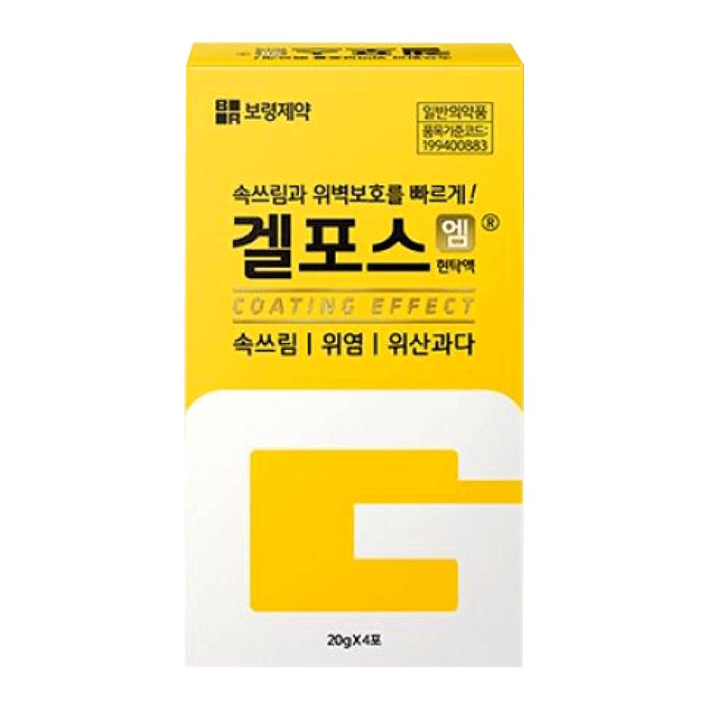 Boryung Gelfos m Sachet (2.82 oz, 4 ct)