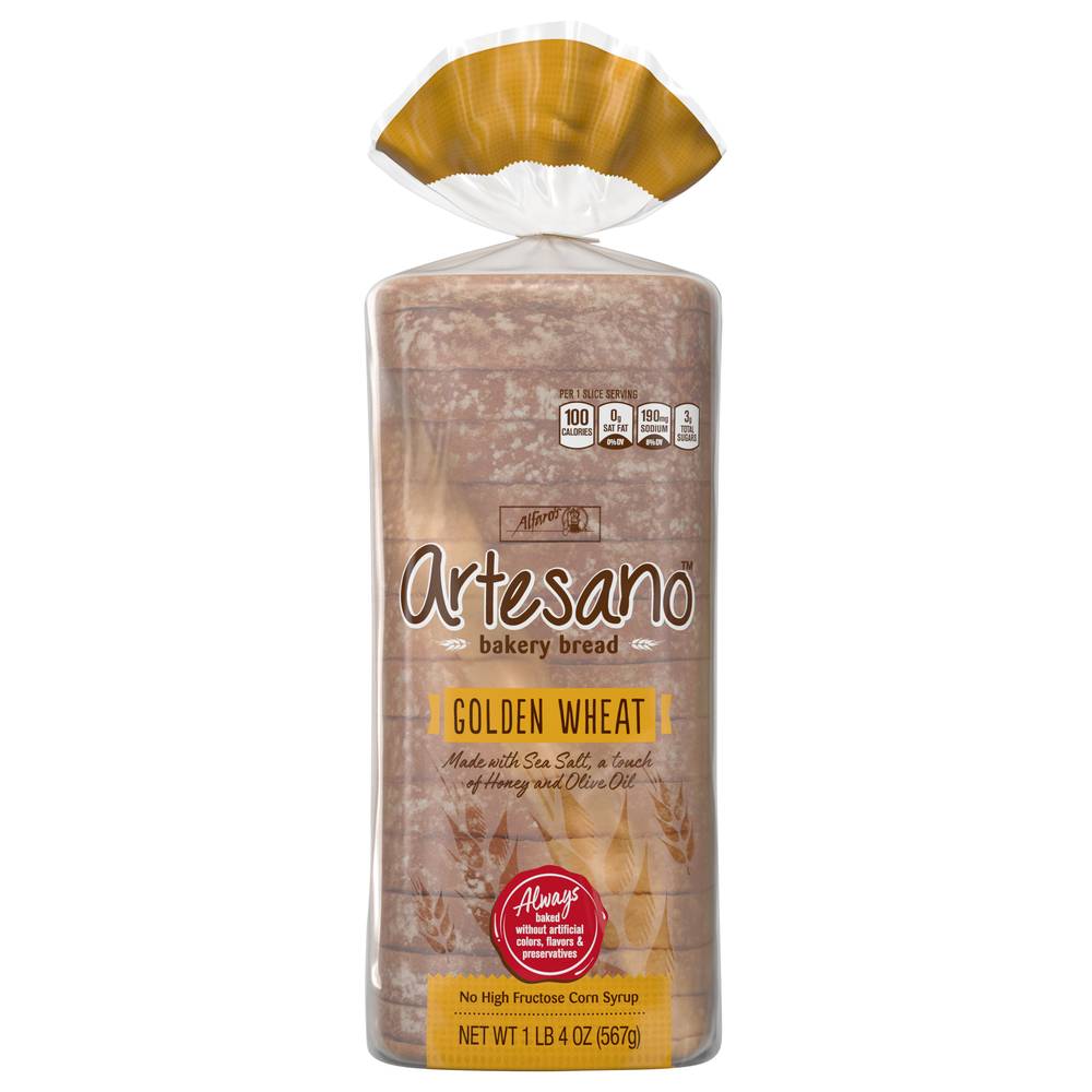 Alfaro's Artesano Bakery Bread Golden Wheat