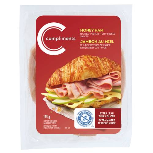 Compliments Sliced Extra Lean Honey Ham (175 g)