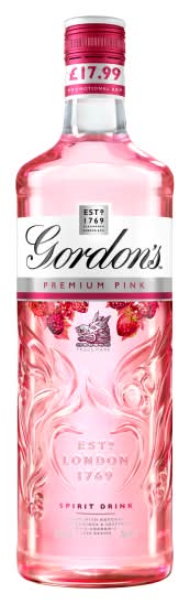 Gordon's Premium Pink Gin Based Flavoured Spirit Drink (700ml)