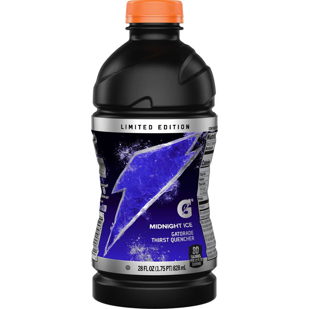 Gatorade Thirst Quencher Drink Sports Drink (28 fl oz) (midnight ice)