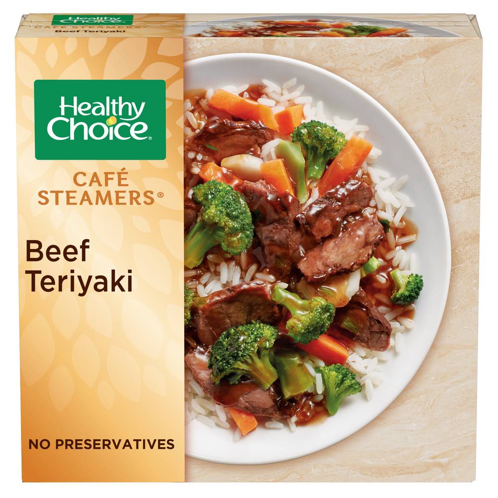 Healthy Choice Cafe Steamers Beef Teriyaki With Rice