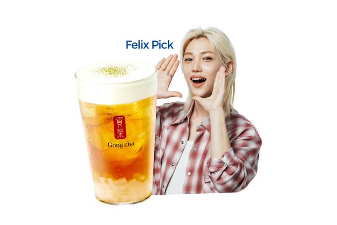 Felix Pick - Milk Foam Oolong Tea w Coconut Jelly