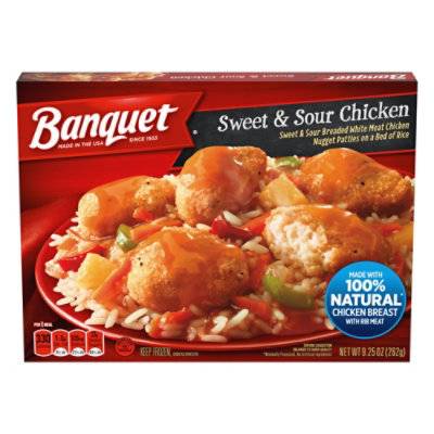Banquet Sweet And Sour Chicken Frozen Meal - 9.25 Oz