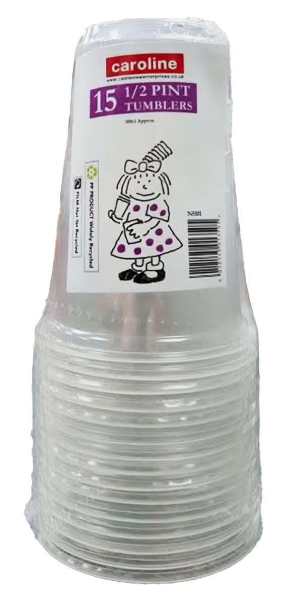 Caroline Disposable Tumblers 1/2 Pt Delivery Near Me | Order Online | Uber  Eats
