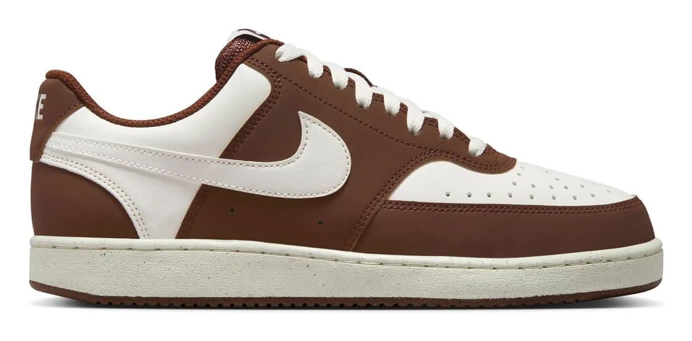 Nike Court Vision Sneaker - Women's (Brown/White Medium - 8.5)